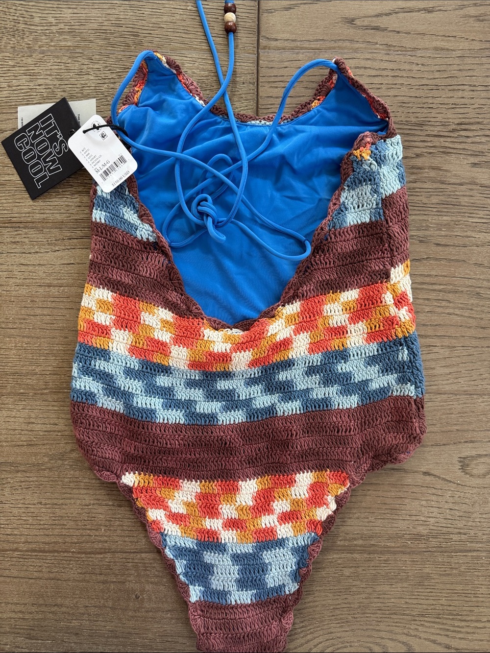 🌺 Free People x It’s Now Cool Crochet One-Piece Swimsuit - Picture 5 of 5